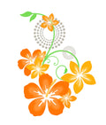 Golden Hibiscus Flourish