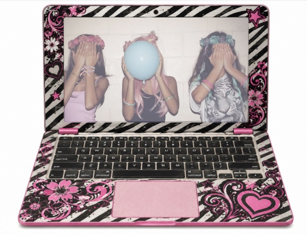 Retro Pink Laptop ✿