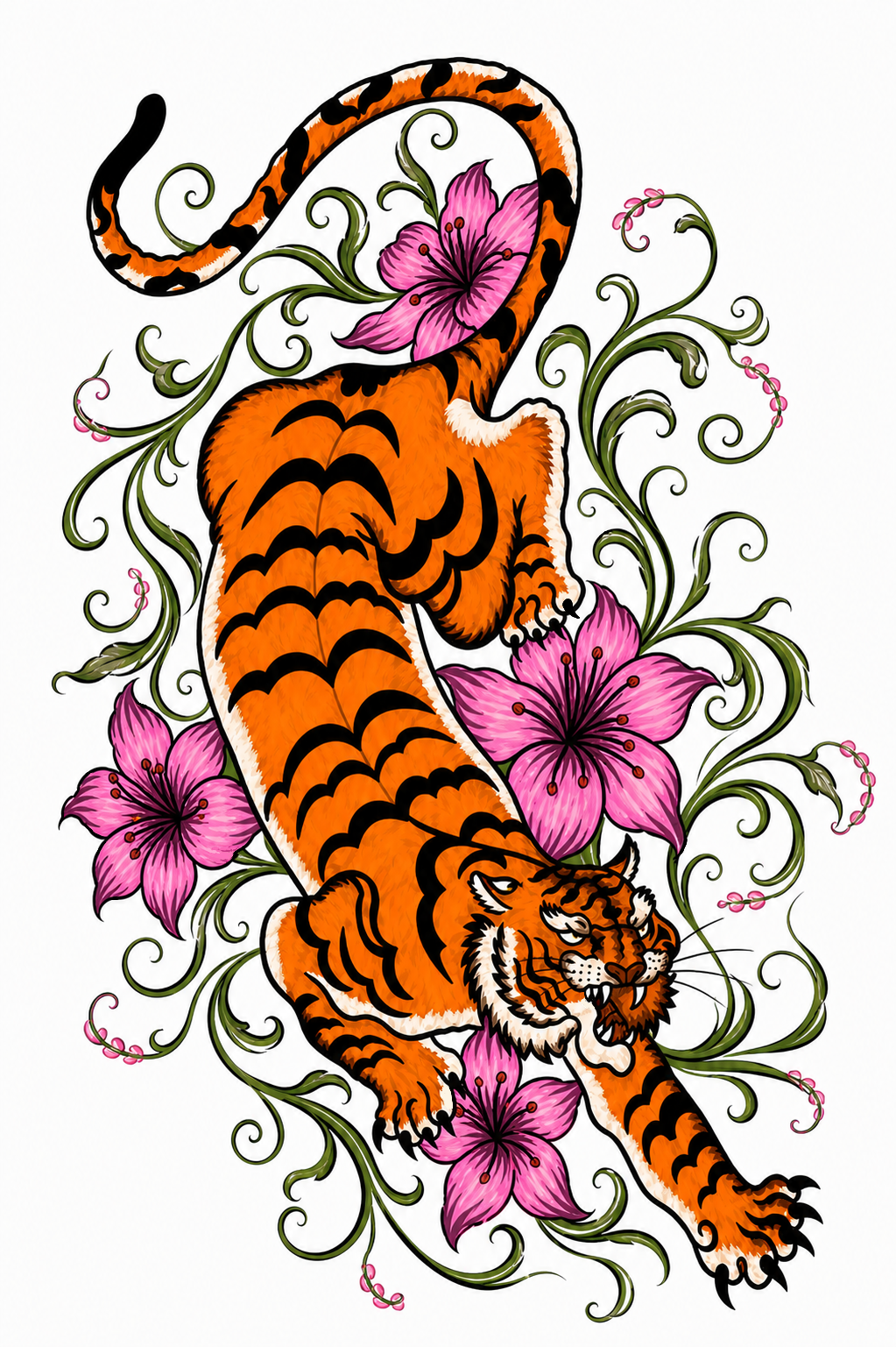 Floral Tiger ❀