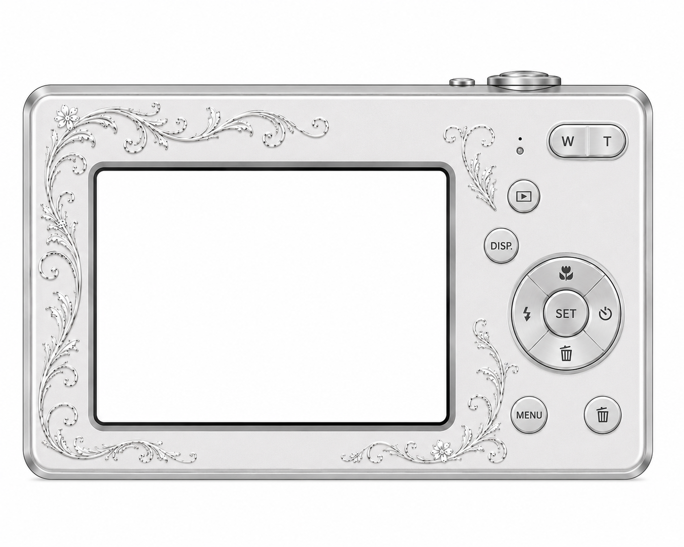 Silver Flourish Camera ✿